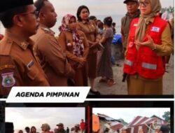 Wabub Pasangkayu Herny Agus, Turun ke Lokasi Tinjau Bencana Angin Puting Beliung dan Rumah Kebakaran