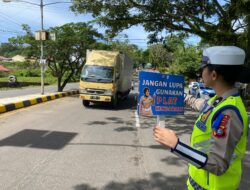 Operasi Keselamatan Digelar di Jalur Dua Pasokkorang, Polda Sulbar Ajak Masyarakat Berkendara Aman