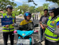 Ajak Selamat Berkendara, Polda Sulawesi Barat Laksanakan Operasi Keselamatan di Jalur Dua Pasokkorang
