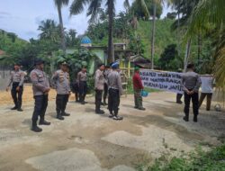 Polres Pasangkayu Awasi Aksi Unjuk Rasa di Jalan PT TSL, Massa Tuntut Perbaikan Jalan dan Kompensasi