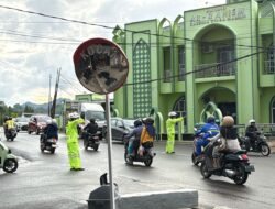 Gerimis Bikin Jalan Licin, Ditlantas Polda Sulbar Pasang Personel di 4 Lokasi Strategis Sulsel