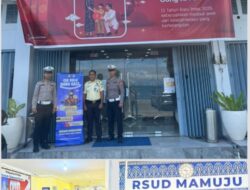 Ditlantas Polda Sulbar Pasang Himbauan Tata Tertib Berlalu Lintas dan Stop Balap Liar di 8 Lokasi Strategis Mamuju