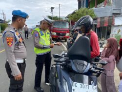 Hari ke-3 Operasi Keselamatan Marano Dilaksanakan di Depan Terminal Simbuang Mamuju