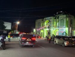 Jaga Rasa Aman dan Nyaman Saat Ibadah Tarawih, Ditlantas Polda Sulbar Amankan Tiga Masjid Padat Jamaah