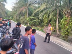 Patroli Ramadan, Polsek Baras Sambangi Remaja di Desa Kasano, Cegah Balap Liar dan Knalpot Brong