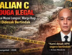 Galian C Diduga Ilegal di Sungai Muzoi Rugikan Warga, LSM Elang Mas Desak APH Bertindak