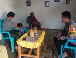 Rumah Kerap Dilempari Batu, Bhabinkamtibmas, Gercep Tangani Secara Humanis dan Damai