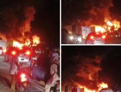 Sembilan Rumah Hangus dalam Kebakaran Di Duga Akibat Korsleting Listrik