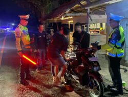 Dibawa Cahaya Biru, PJR Ditlantas Polda Sulbar Terus Berikan Rasa Aman Kepada Masyarakat