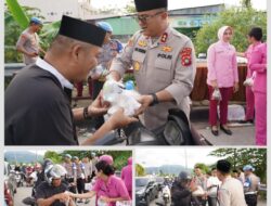 Kehangatan Ramadan di Perempatan Arteri Dekat Mako Brimob Sulbar – Kapolda Serahkan Ratusan Paket Takjil ke Masyarakat