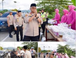 Bakti Sosial Polda Sulbar Berbagi Takjil, Tunjukkan Kedekatan Polisi dengan Masyarakat di Bulan Suci