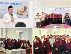 Ditlantas Polda Sulbar Bagikan Bantuan dan Berbuka Puasa dengan Anak Yatim