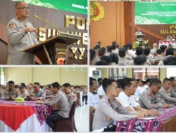 Polda Sulbar Tingkatkan Kesiapan Pengamanan Idul Fitri dengan Latihan Pra Operasi Terpusat