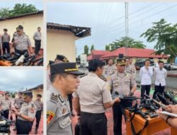 Polres Pasangkayu Gelar Pemeriksaan Senjata Api Inventaris, Pastikan Kondisi Baik dan Penggunaan Sesuai SOP