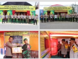 Kapolres Pasangkayu Tinjau Pos Pam, Beri Bingkisan untuk Personel Ops Ketupat Marano 2026