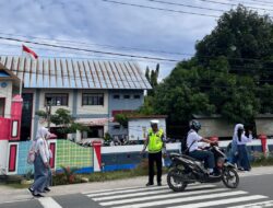 Jam Pulang Sekolah Jadi Prioritas Ditlantas Polda Sulbar, Berikan Rasa Aman dan Edukasi Keselamatan Berkendara