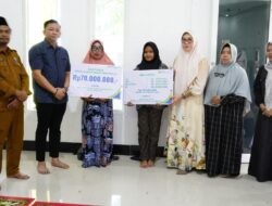 Penuh Keberkahan, Wabup Herny Agus Hadiri Pengajian BKMT Bambaira & Serahkan Santunan