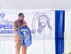 Wagub Johni Lepas Pawai Paskah GAMKI Alor: Tinggalkan Kebiasaan Buruk, Mulai Hidup Baru!