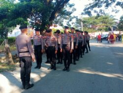 Amankan HUT Ke-23 Kab.Pasangkayu, Puluhan Personel di Kerahkan di Alun-Alun