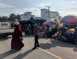 Pastikan Warga Beraktivitas Aman dan Nyaman, BKTM Bambalamotu, Laksanakan Pam Pasar & Lalu lintas