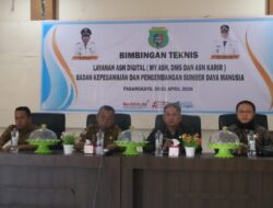 Wujudkan Transformasi Digital, Sekda Moh. Zain Buka Bimtek Layanan ASN Digital