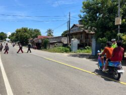 Ditlantas Polda Sulbar Rutin Turun ke Sekolah, Ajarkan Siswa Tertib Lalu Lintas Sejak Dini