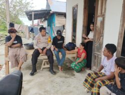 Musim Kemarau Tiba! Bhabinkamtibmas Pasangkayu Keliling Lariang, Ingatkan Warga Jangan Bakar Lahan