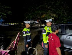 Gencarkan Patroli Malam, Ditlantas Polda Sulbar Hadir Berikan Rasa Aman dan Keselamatan