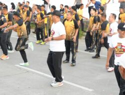 Ditlantas Polda Sulbar Meriahkan CFD Lewat Kampanye Keselamatan Dengan Cara Lebih Menarik