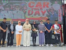 Wakil Bupati Herny Agus Meriahkan CFD Vovasanggayu, Ajak Warga Jaga Kesehatan dan Kebersamaan