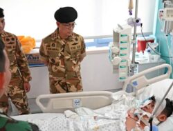 Kunjungi Prajurit Terluka di Lebanon, Komandan PMPP TNI: Negara Tak Pernah Lupakan Anda