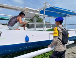 Jaga Kondusivitas Wilayah, Sat Polairud Polres Pasangkayu Sambangi Nelayan dan Berikan Imbauan