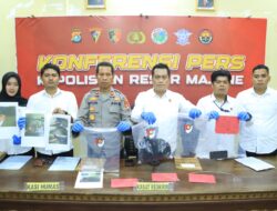 Polres Majene Gelar Konferensi Pers, Ungkap Penyebab Pembunuhan Lansia Bermula dari Masalah Utang-Piutang