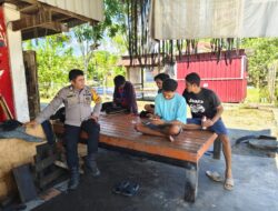 Bhabinkamtibmas Polsek Sarudu Sambang Warga, Imbau Waspada Bencana dan Jaga Kamtibmas