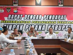 Kapolda Sulbar Pimpin Rapat Dengar Pendapat, Kupas Tuntas Penanganan Perkara Korupsi
