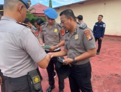 Giat Penegakan Dan Penertiban Disiplin: SiPropam Polres Pasangkayu Awasi Ketat Kepatuhan PERSONIL