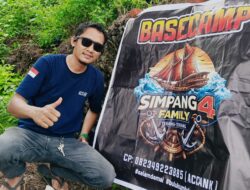 Komunitas Simpang 4 Gelar Family Gathering di Bara Beach, Accank Terpilih Jadi Ketua