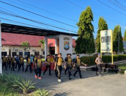 Wakapolres Pasangkayu Pimpin Jalan Santai, Personel Polres Perkuat Kebugaran Fisik dan Soliditas Korps