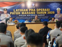 Jelang Ops Patuh Marano 2026, Kapolda Sulbar Irjen Pol Adi Deriyan Jayamarta: Utamakan Pendekatan Humanis, Penegakan Hukum Jadi Langkah Terakhir