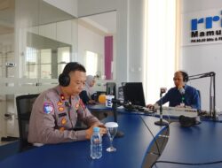 Kompol Febrian Eko Putra di RRI Mamuju: Keselamatan Berlalu Lintas Tanggung Jawab Bersama, Bukan Sekadar Hindari Tilang