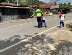 Jaga keselamatan Berkendara di Jam Pulang Sekolah, Ditlantas Polda Sulbar Gencarkan Pengaturan dan Edukasi