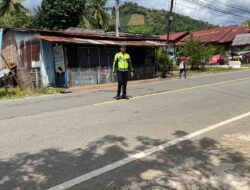 Ditlantas Polda Sulbar Gencar Atur & Edukasi, Jaga Keselamatan Pelajar Saat Jam Pulang Sekolah