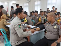 Wujudkan Personel Sehat dan Presisi, Polres Pasangkayu Lakukan Skrining TBC Bagi PJU dan Bhabinkamtibmas