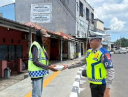 Jumat Berkah Konsisten Digelar, Polantas Polda Sulbar Pererat Kedekatan dengan Masyarakat Sulbar