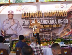 Kapolda Sulbar Buka Lomba Domino: 1.120 Peserta dari Berbagai Daerah Siap Adu Strategi Dalam Semarak Hari Bhayangkara ke‑80