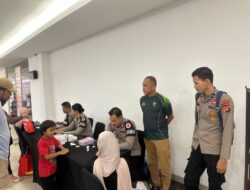 Sambut HUT Bhayangkara ke-80, Biddokkes Polda Sulbar Gelar Bakti Kesehatan Gratis di Mall Matos, Dikuti 500 Warga