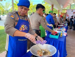 Jadi Koki Dadakan, Kapolda Sulbar dan Para PJU Adu Keterampilan Masak Nasi Goreng Dalam Semarak Hari Bhayangkara ke‑80