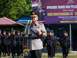 Pimpin Tabur Bunga di Polairud, Kapolda Sulbar: Kita Warisi Tanggung Jawab Jaga Laut dari Pendahulu