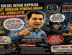 Wartawan Dipaksa Hapus Rekaman Saat Liputan Kasus Narkoba, DPD PJI Sulsel Sebut Pelanggaran UU Pers