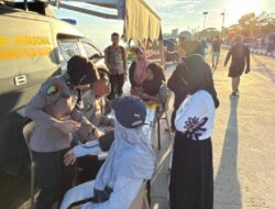 Sambut Hari Bhayangkara ke-80, Bid Dokkes Polda Sulbar Gelar Pemeriksaan Kesehatan Gratis di Car Free Day Manakarra